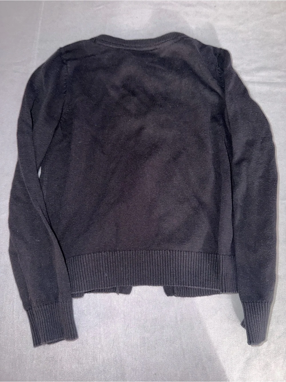 The Children's Place Girls' Crewneck Cardigan Sweater bundle - Pink & Black